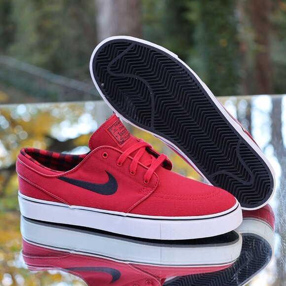Nike SB Zoom Stefan Janoski Red Black Plaid main image 12